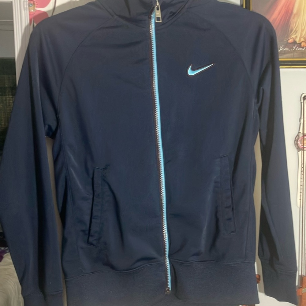 Nike Dark Blue Full-Zip Hoodie
